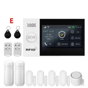 PGST WiFi 4G GSM Alarm System Works with TUYA Smart Life for Home Security with PIR Wireless Solar Siren Works with Aleax — image 11
