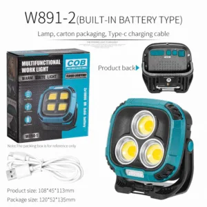 Powerful LED Flashlight Power Bank USB Rechargeable Torch Light Strong Magnetic Adsorptio High Power Flashlight Lantern — image 10