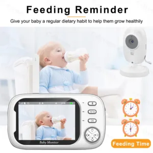 Cdycam New 3.5 inch Wireless Video Baby Monitor Night Vision Temperature Monitoring 2 Way Audio Talk Baby Nanny Security Camera — image 6