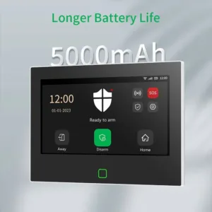 Staniot 7 Inch Touch Screen Smart Alarm Panel WiFi Tuya Home Security System 4G Remote App Control Wireless Home Burglar Alarm — image 2
