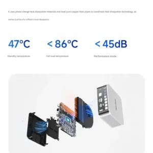 MINISFORUM AI X1  Mini PC AMD Ryzen 9 AI HX 470 128GB 4TB SSD OCuLink WiFi7 BT5.4 Windows 11 Copilot Office Gaming Computer — image 15