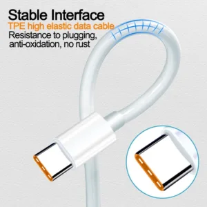Original Xiaomi 6A 120W USB C-type ultra fast charging cable Xiaomi Mi 13 12 Pro Realme POCO 12 Turbo fast charging data cable — image 4