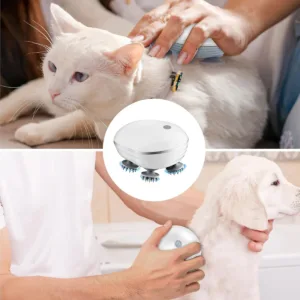 Head Massager with Adjustable Speed for Scalp Massage Red Light for Hair Care Soft Silicone for Deep Kneading of the Head — image 6