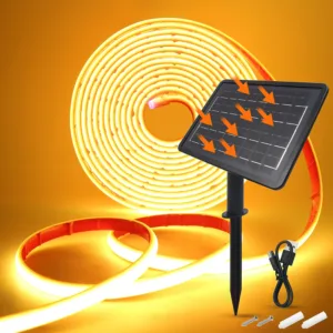 Solar Neon Light Strip 24V COB Waterproof IP68 Red Green Blue Warm Natural White 320LEDs/m Flexible High Density Linear Lighting — image 11