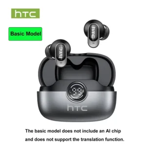 HTC NE79 Real Time Translation Bluetooth Earbuds Noise Reduction HD Call HiFi Music Headphones Mic For Cross-country Travelers — image 12