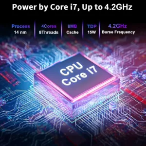 NEW 14.1" Portable Laptop Windows 11 32GB 2TB Gaming Computer PC Intel Core i7 8650U Gamer office Notebook 1920*1080 HD — image 3