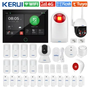 KERUI Tuya WiFi+4G Home Alarm System with 7 inch Large Touch Screen Panel Alarm Set FSK / ASK for House Security Protection G70 — image 10