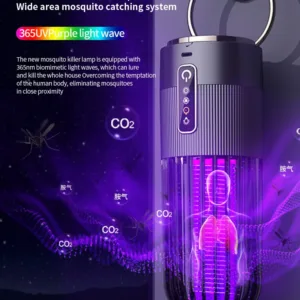 Electric Mosquito Killer Lamp Insect Fly Trap Camping Outdoor Light USB Solar Charging Mosquito Killer Insect Repellent 2025 — image 16