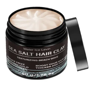 Water Ice Levin Sea Salt Hair Clay Beach Wave Curl Defining Texturizing Styling Paste 60g — image 7