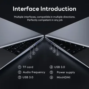 New Arrival 14.1” Gaming i9 Laptop Windows 11 Intel Core i9-10980hk 16GB RAM 1/2TB M.2 SSD Laptops 4K HD Gaming Notebook PC — image 6