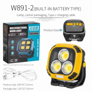 Powerful LED Flashlight Power Bank USB Rechargeable Torch Light Strong Magnetic Adsorptio High Power Flashlight Lantern — image 7