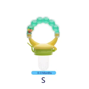 Baby Fruit Feeder Pacifier, Silicone Baby Food Feeder for Teething, BPA Free Infant Feeder Teether with Rattle, Fresh Fruit & Pu — image 8