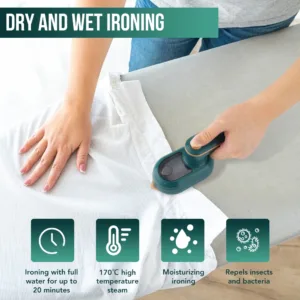 Mini Rotatable Garment Handheld Ironing Machine Wet and Dry Ironing Machine Home Traveling Clothes Wet and Dry Ironing — image 3