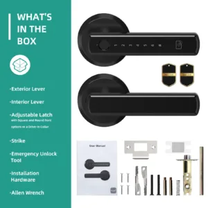 Viladepot Smart Lock Fingerprint Door Lock App Control Passcode Unlock Electronic Touchscreen Keypad — image 6