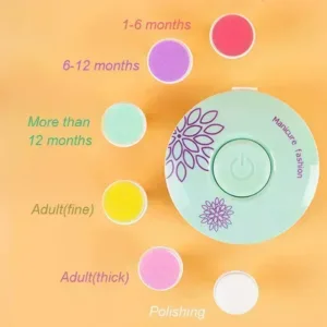 Electric Baby Nail Trimmer Baby Items Kid Nail Polisher Tool Care Kit Easy To Trim Nail File Newborn Baby Things Bebe Accessorie — image 4