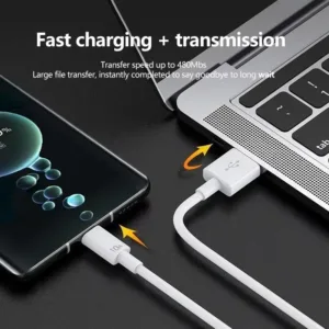 1/2/3Pcs 10A Cable 120W Super Fast Charging USB to Type C Cable For Android Highspeed Data Transfer For Xiaomi Redmi 2M Cable — image 3
