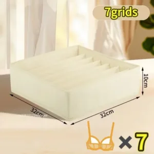 Underwear Organizers Of Cabinets And Drawers Wardrobe Clothes Bra Organizer For Underwear Socks Pants Home Foldable Storage Box — image 10