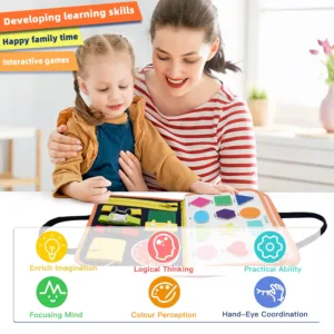 Montessori Busy Board for Ages 3-6 - Sensory Educational Toy for Early Learning & Fine Motor Skills Development — image 4