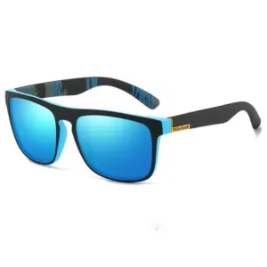 4PCS Men Classical Square Polarized Sports Sunglasses Lightweight PC Frame UV400 for Driving Fishing Cycling Unisex Durability — image 12
