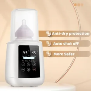 Baby Bottle Warmer & Sterilizer 6-in-1Multifuntion Breast Milk Warmer Accurate Temperature Control Baby Bottle Heater — image 3