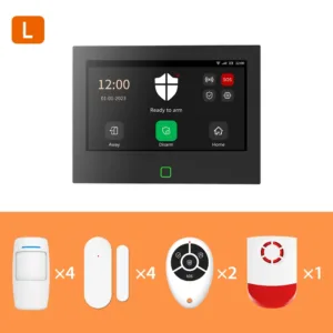 Staniot 7 inch Home Alarm System Wireless WiFi 4G Tuya Smart Security Protection Kit Built-in 115dB Louder Siren 5000mAh Battery — image 14