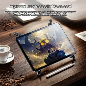 Foldable Magnetic Laptop Stand Aluminum Alloy Portable Adjustable Stand Heat Dissipation Holder Supports Phone Tablet Notebook — image 3