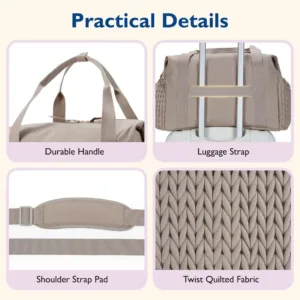 Mommore Diaper Bag Tote, Large Capacity Travel Diaper Bags, Hospital Bag for Labor Delivery, Baby Bag for Labor Delivery — image 5