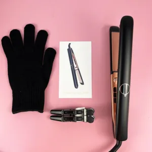 Professional Flat Iron Negative Ion Ceramic Hair Straightener Electric Fast Heat-Up Salon Styling Straightener Iron — image 2