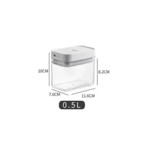 Pasta Storage Box Transparent Plastic Grain Seal Tank Spaghetti Storage Container Moisture-Proof Snack Jar Kitchen Food Tank — image 10