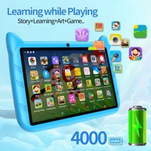 BDF 7 Inch Kid Tablet Android 13, 4GB RAM 64GB ROM,1TB Expand,5G WiFi,4000MAH Battery,Dual Camera, Children's Gift Kids Software — image 4