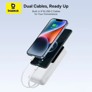 Baseus Power Bank 20000mAh PD 22.5W Fast Charging Phone External Battery Powerbank Charger for Xiaomi Poco iPhone Samsung iPad — image 3