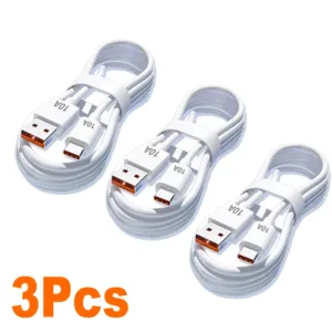 1/2/3Pcs 10A Cable 120W Super Fast Charging USB to Type C Cable For Android Highspeed Data Transfer For Xiaomi Redmi 2M Cable — image 7