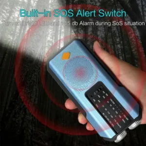Weather Radio Emergency Multifunctional Radio FM AM WB Hand Crank Solar USB Charging 2000mAh Power Bank LED Flashlight Torch — image 2