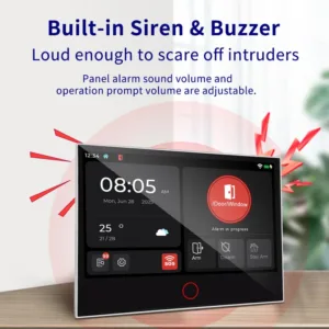KERUI Tuya WiFi+4G Home Alarm System with 7 inch Large Touch Screen Panel Alarm Set FSK / ASK for House Security Protection G70 — image 2
