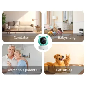 DANMINI 5 "tuya baby monitor 2K high definition WiFi remote mobile APP control up, down, left and right rotation gimbal camera — image 5