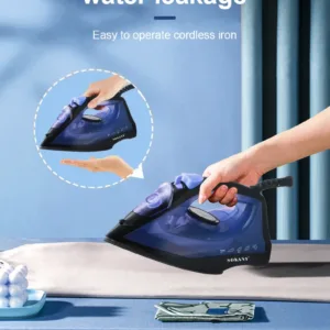 2 in 1Portable hand high voltage electric clothes standing steam iron ABS plastic — image 2