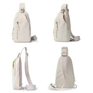 Hot Models Of Men And Women With The Same Models Of Casual Cross-body Bag, Large-capacity Nylon Chest Bag, Commuting, Travel — image 6