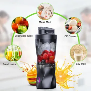 Electric Portable Juicer Fresh Fruit Mixer 700ML Multifunctional USB Rechargeable Shakes Smoothie Blender Outdoor Mixing Cup — image 11