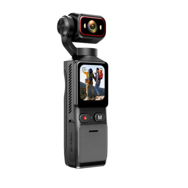 NCZOBOE 4K Touch Screen Portable MINI Vlog Camera Pocket Sports Camera with Gimbal Handheld Stabilizer Body Camera