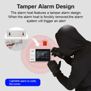 PGST WiFi 4G GSM Alarm System Works with TUYA Smart Life for Home Security with PIR Wireless Solar Siren Works with Aleax — image 3