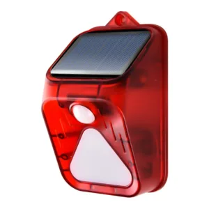 Waterproof Solar Powered Alarm Light Siren Remote Control Motion Sensor Detector Strobe Alarm Pet For Home Yard Outdoor Security — image 5