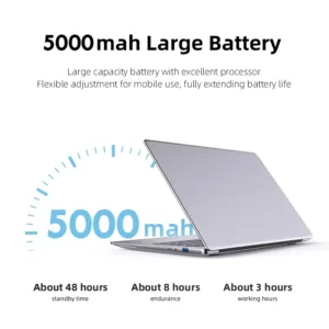 2026 Intel Core i7 9850H Intel A3950 Ultra Slim Laptop 14.1“ Windows 11 Notebook Computer 12GB RAM 1TB SSD Office Study Laptop — image 5