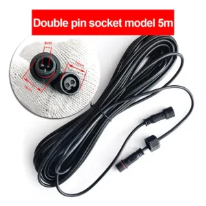 2 Pin Plug Solar Cable Extension 3M/5M/10M Waterproof Power Connection Wire Street Light Extension Cord — image 9