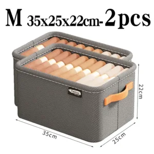 Thicken Clothes Organizer Pants Sweater Storage Cabinets Drawers Organizer Jeans Storage Box Wardrobe Clothes Storage Organizers — image 10