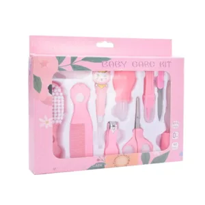 8/13Pcs/set Newborn Baby Care Kit Kid Toiletries Baby Kids Nail Hair Health Care Thermometer Grooming Brush Kit Clipper Scissor — image 10