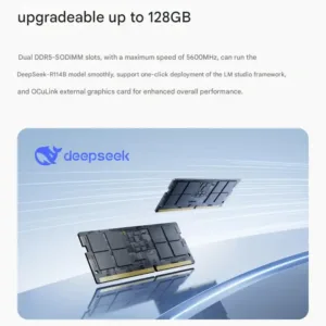 MINISFORUM AI X1  Mini PC AMD Ryzen 9 AI HX 470 128GB 4TB SSD OCuLink WiFi7 BT5.4 Windows 11 Copilot Office Gaming Computer — image 12