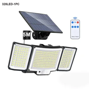 348LED Solar Lamp Outdoor Security Light with Motion Sensor Waterproof 126/328LED Powerful Spotlight Solar for Garden Garage — image 13