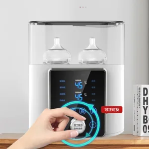 Multi function Baby Bottle Warmer Heater Sterilizer 8-in-1 Fast Milk Warmer with Timer Breast Milk or Formula Fits 2 Bottles — image 4