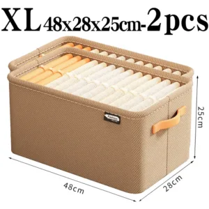 Thicken Clothes Organizer Pants Sweater Storage Cabinets Drawers Organizer Jeans Storage Box Wardrobe Clothes Storage Organizers — image 12