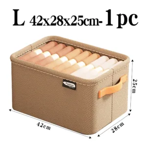 Thicken Clothes Organizer Pants Sweater Storage Cabinets Drawers Organizer Jeans Storage Box Wardrobe Clothes Storage Organizers — image 13